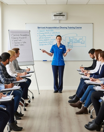 Serviced Accommodation Cleaning Training Course-min